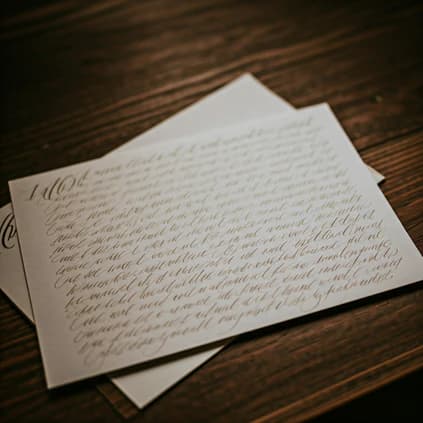 Wedding Vow Boards